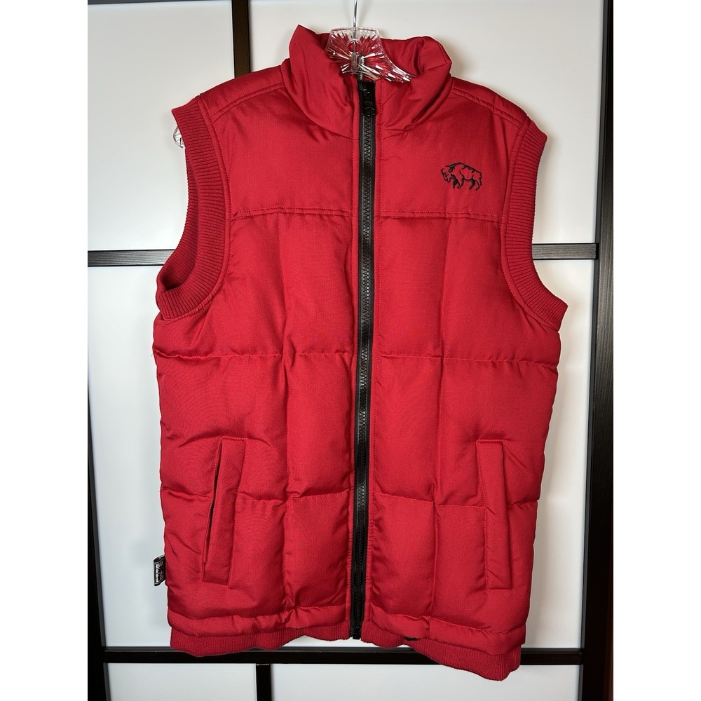 Buffalo David Bitton Puffer Vest Red‎ Men's Small